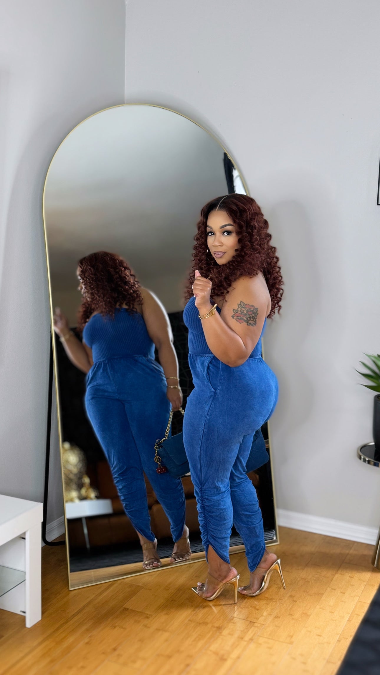 Burning Blue Jumpsuit