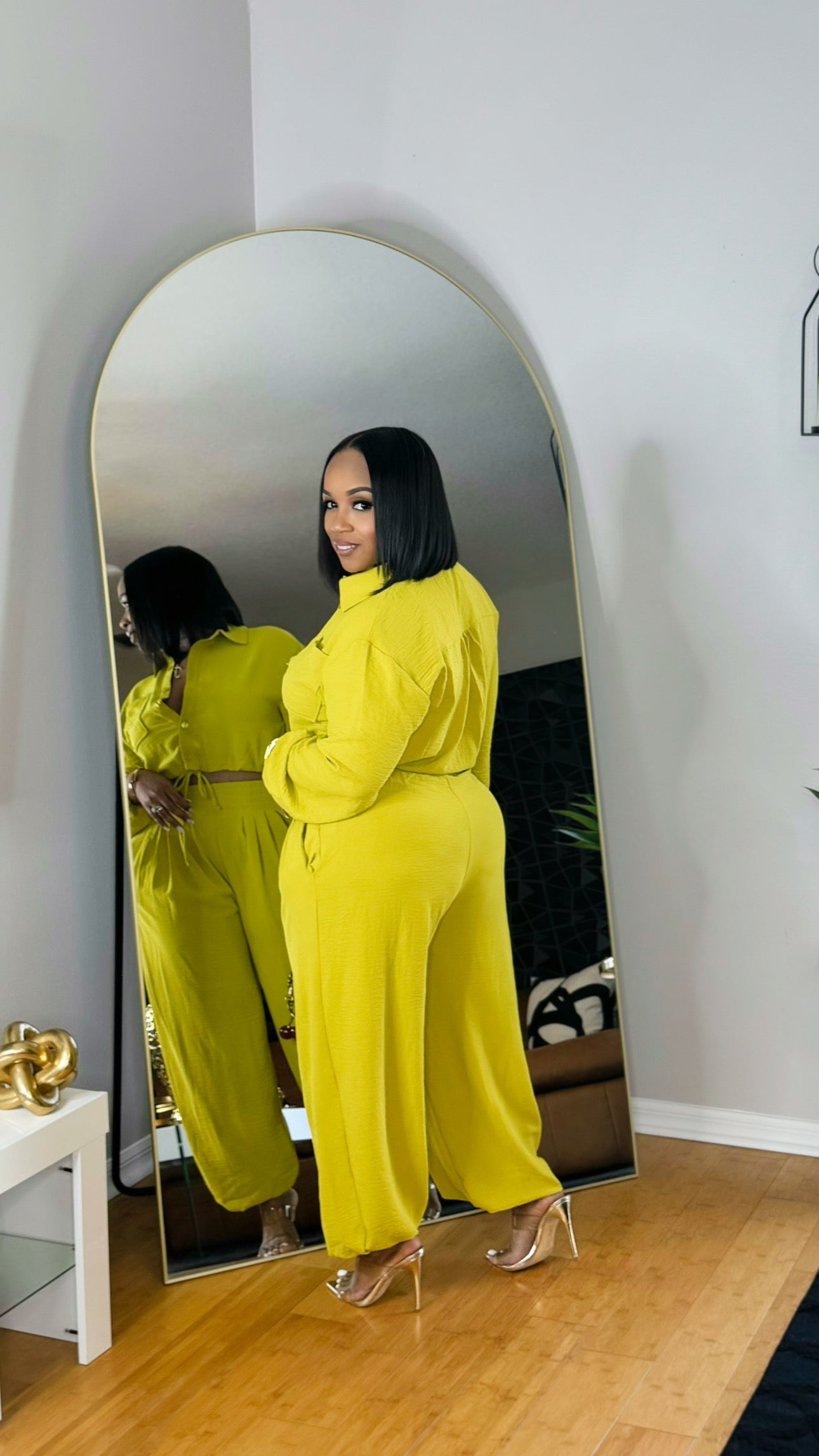 Such A Lady Set- Chartreuse