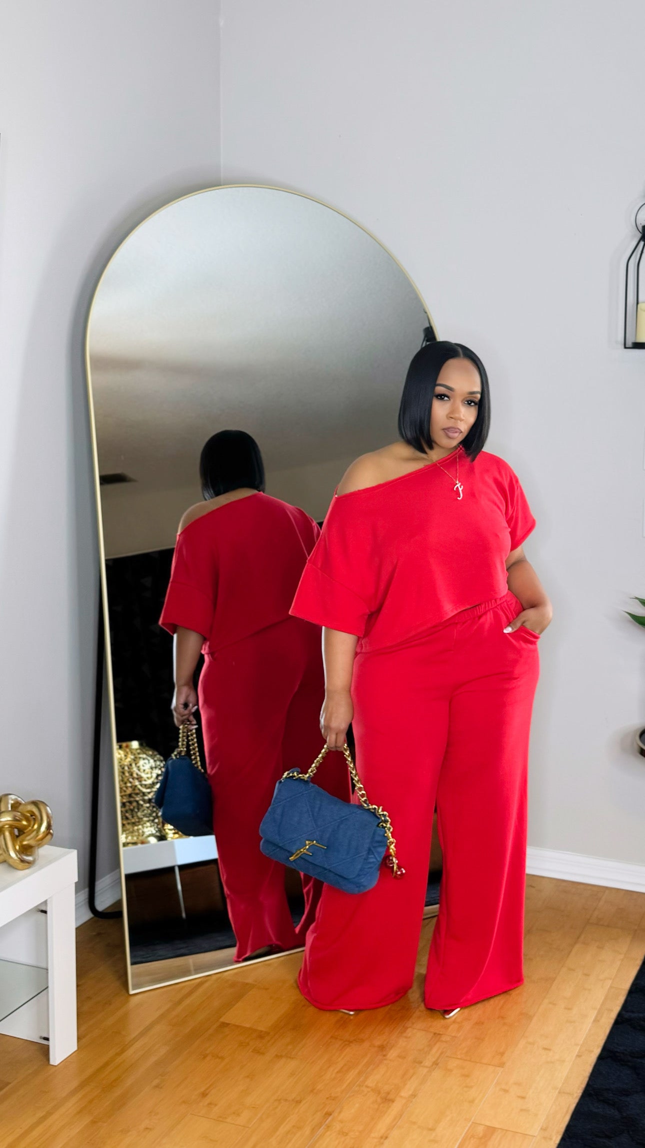 Rich Auntie Set- Red