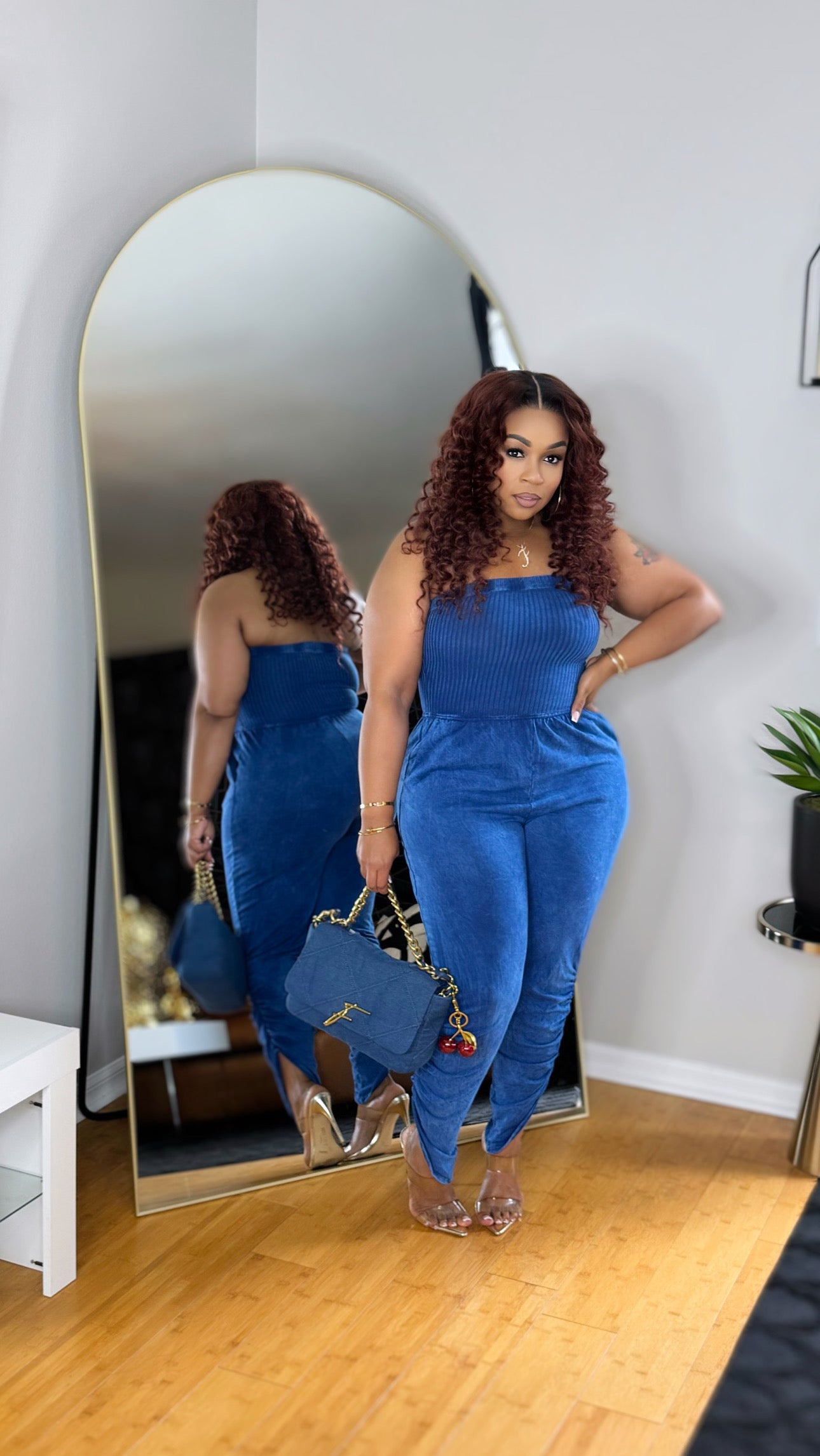 Burning Blue Jumpsuit