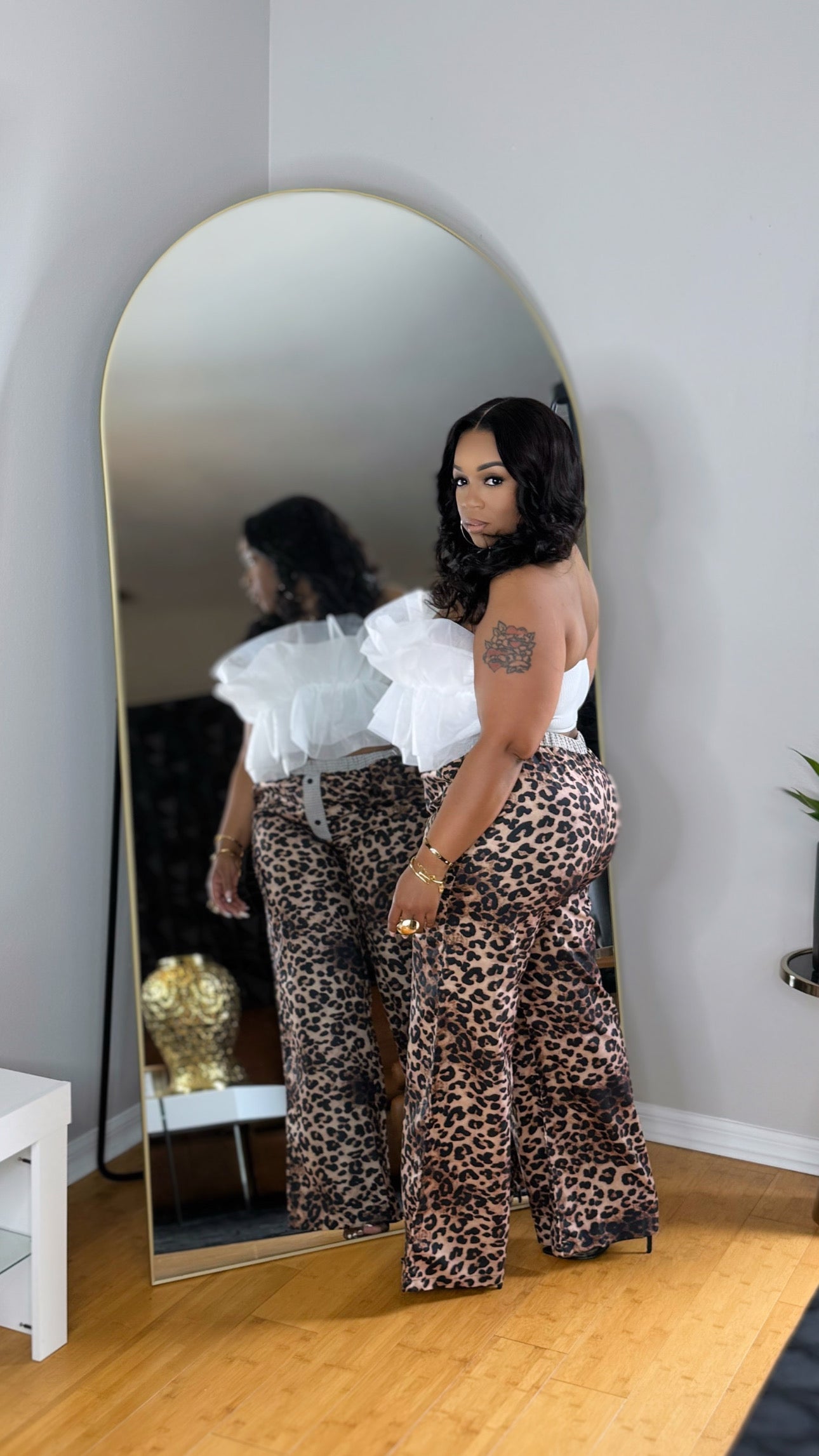 Fancy Tulle Top- Ivory