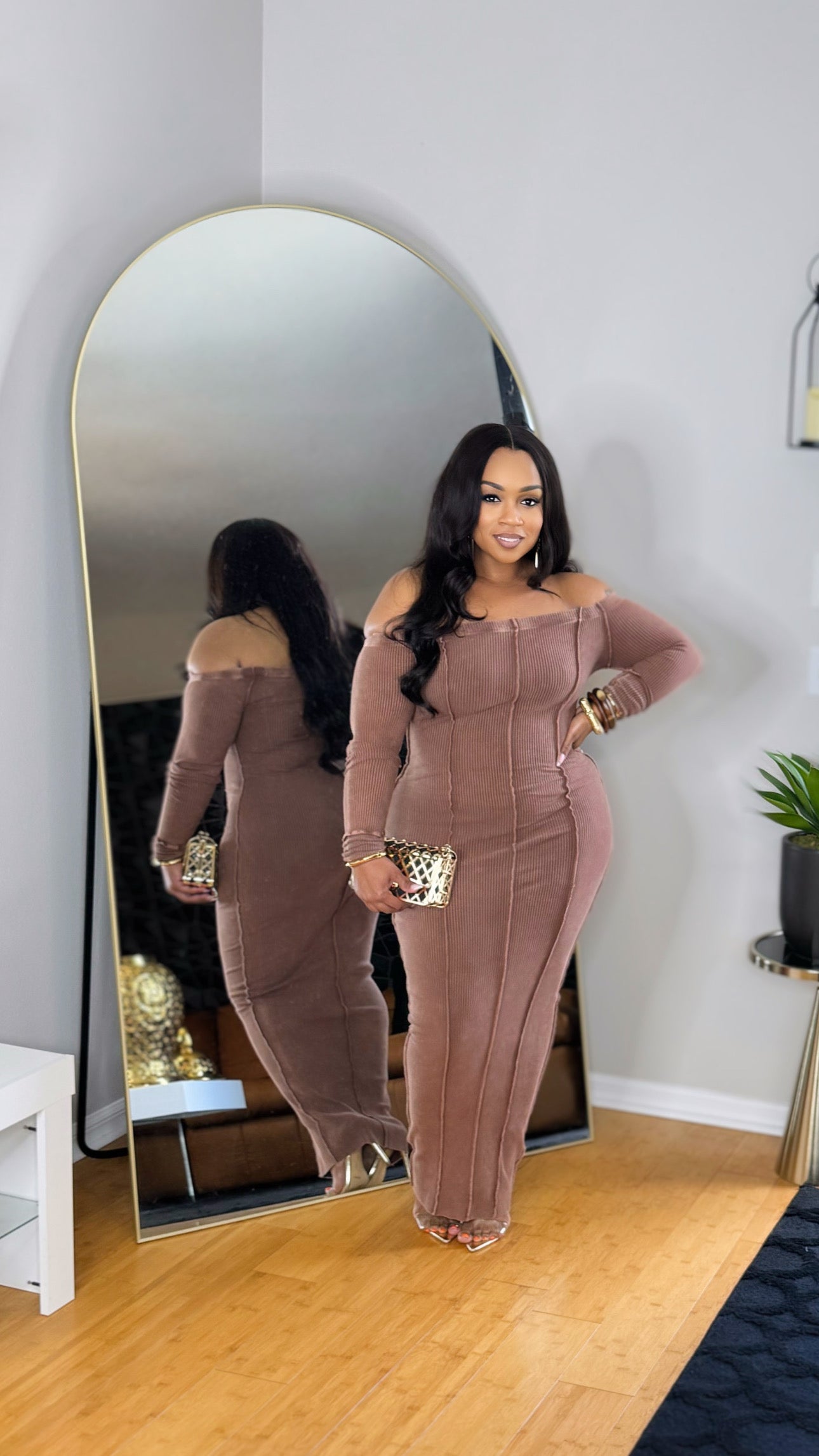 Ribbed Maxi Dress