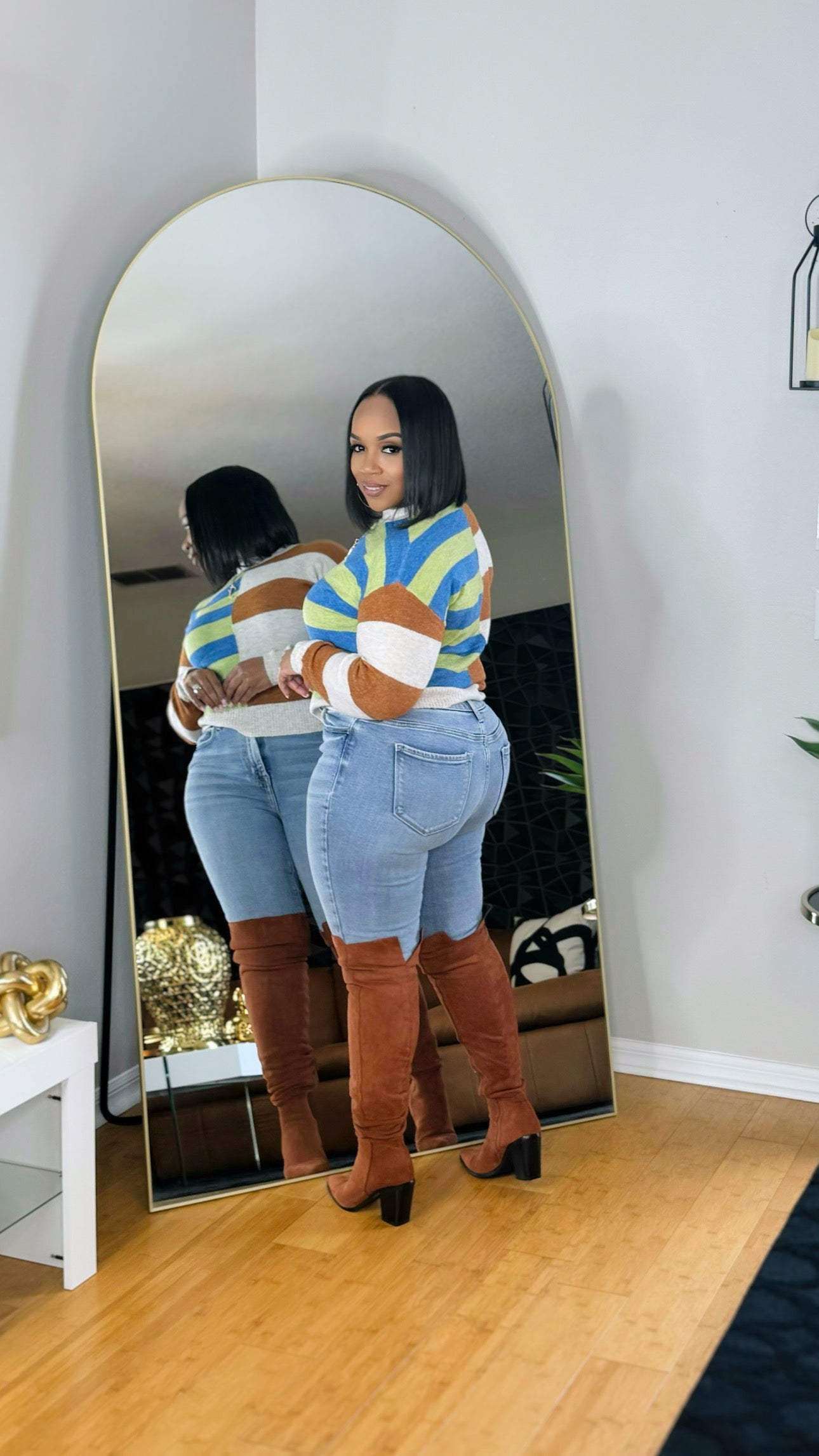 Knit Colorblock Sweater