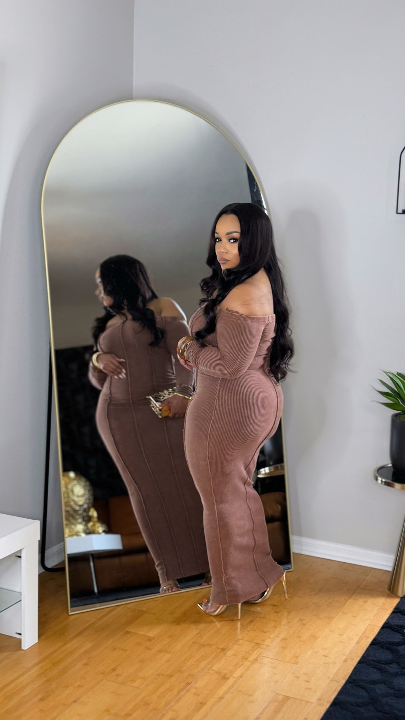 Ribbed Maxi Dress