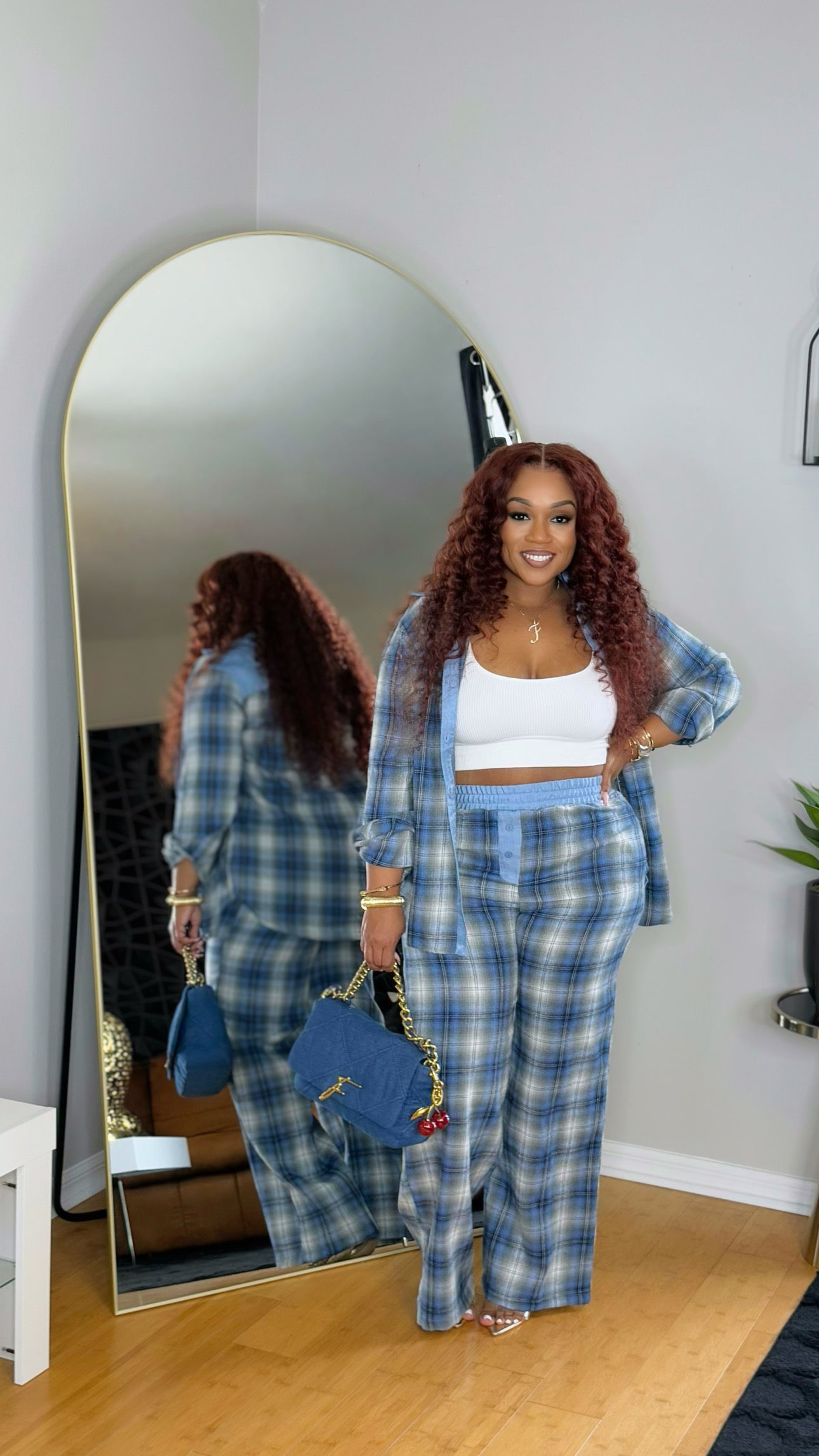 Blue Flannel Set