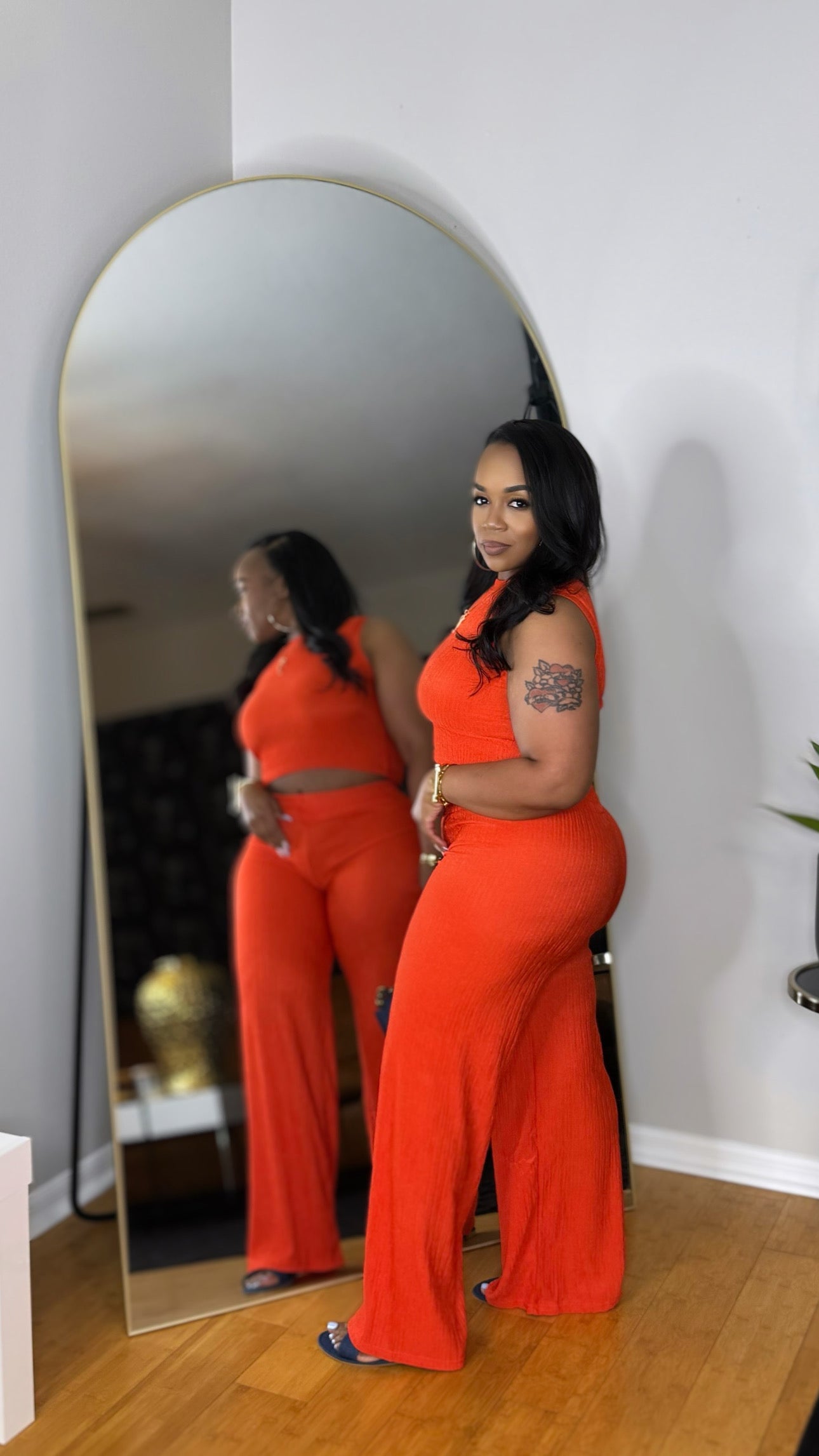 Wrinkle Texture Set - Tomato Red