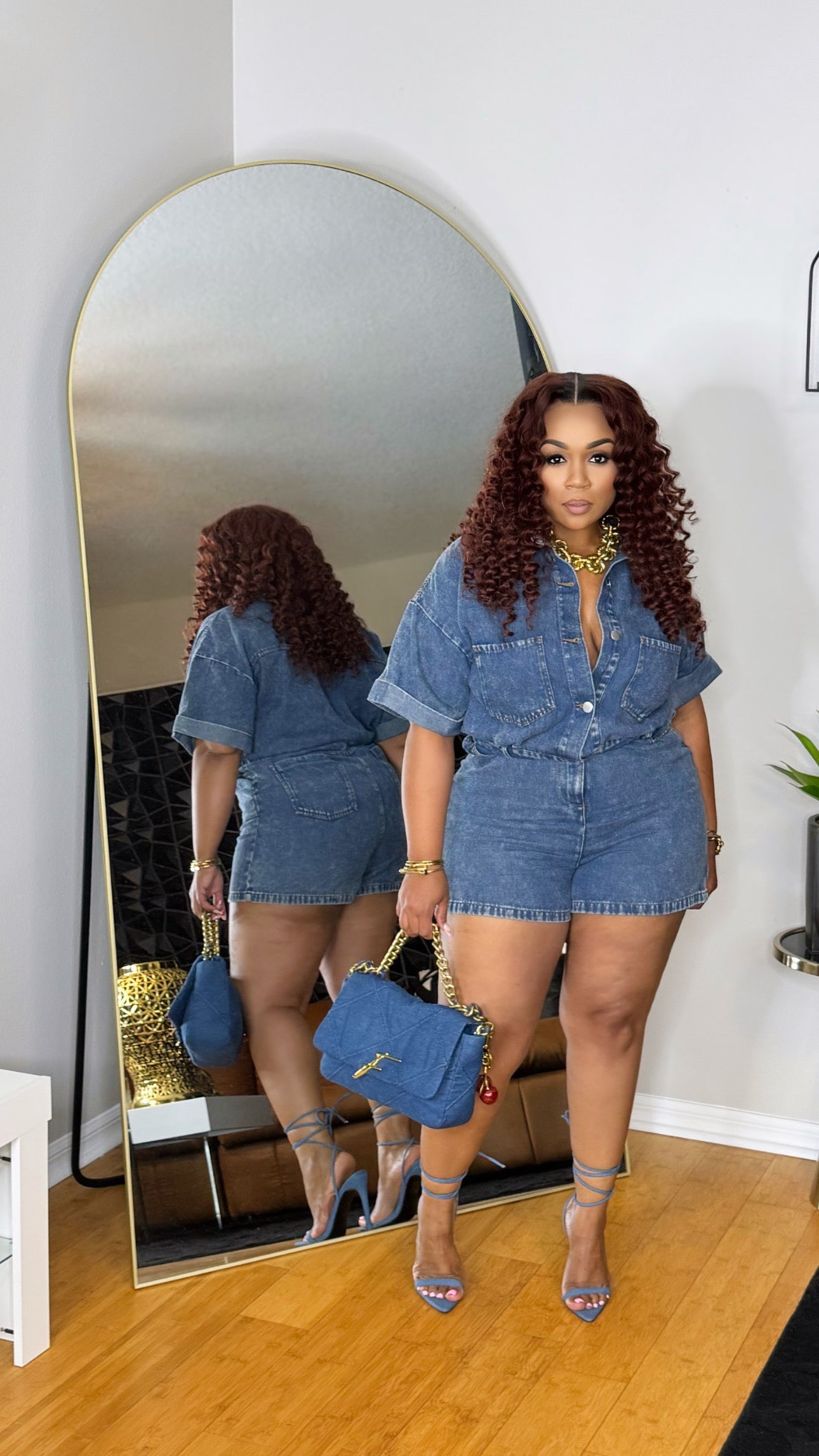 Denim Craze Romper