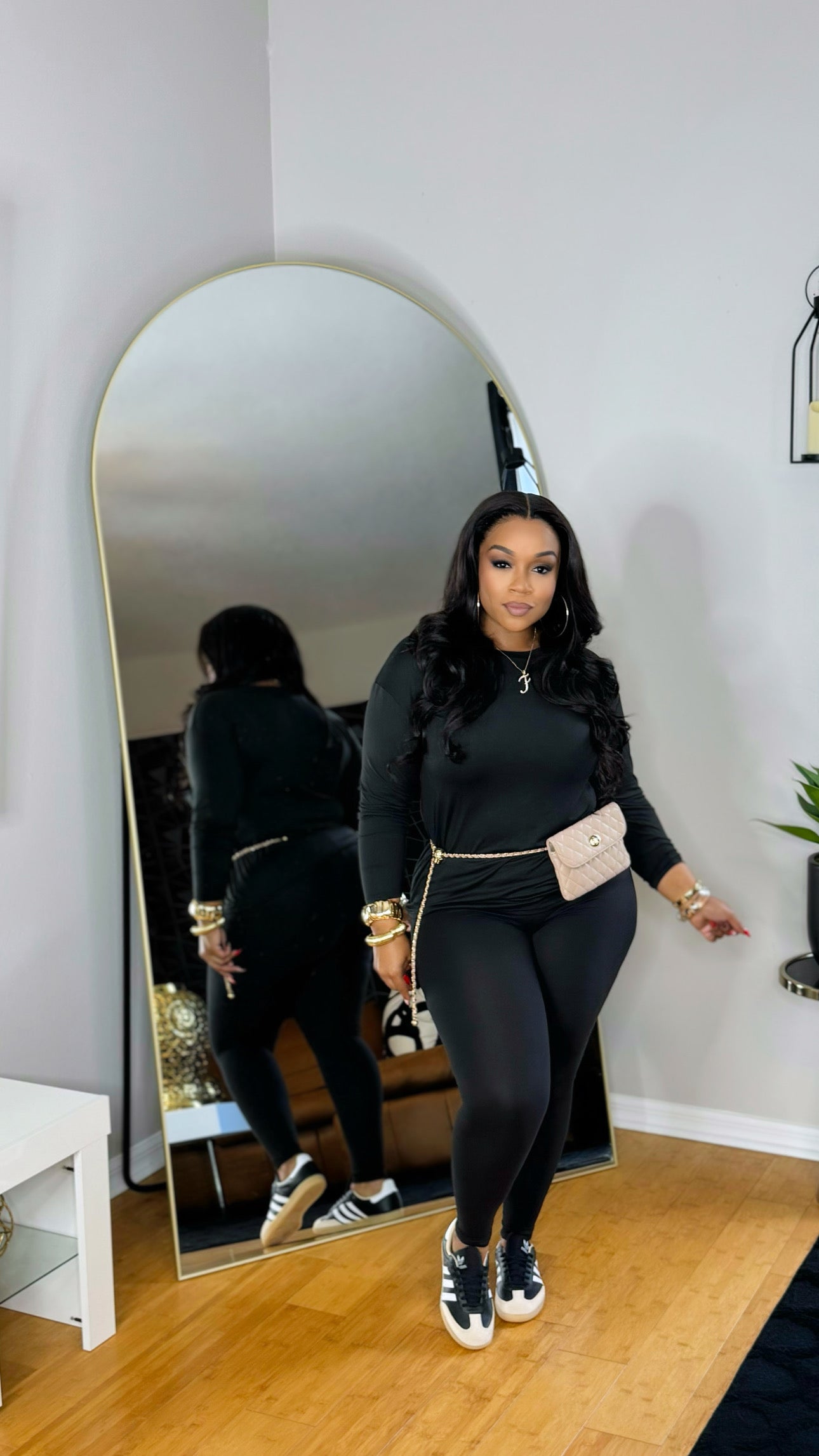 Weekend Legging Set-Black