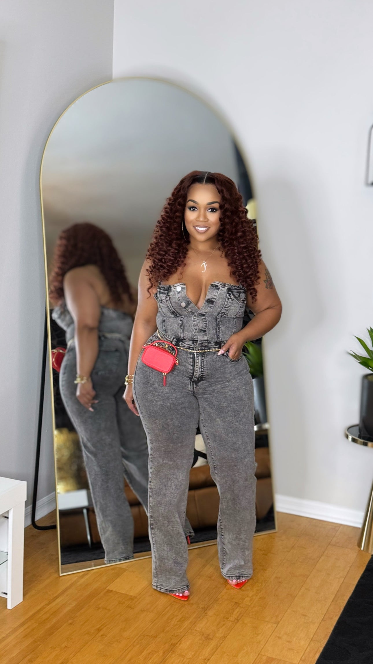 You Like it Jumpsuit- Black