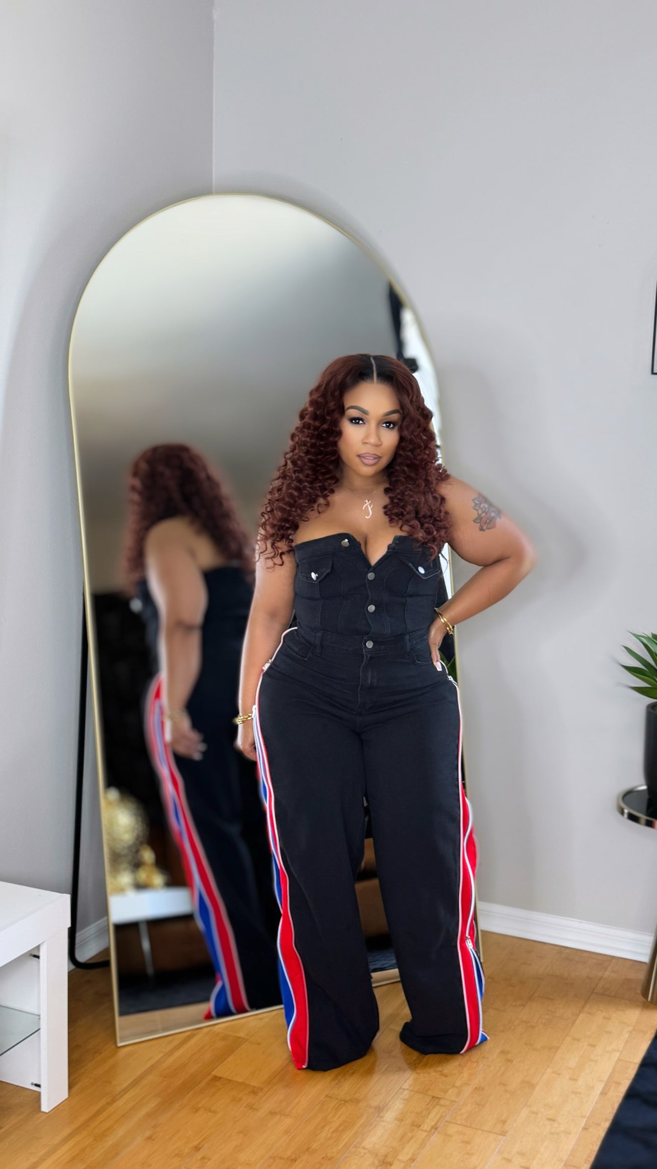 Try Me Denim Jumpsuit
