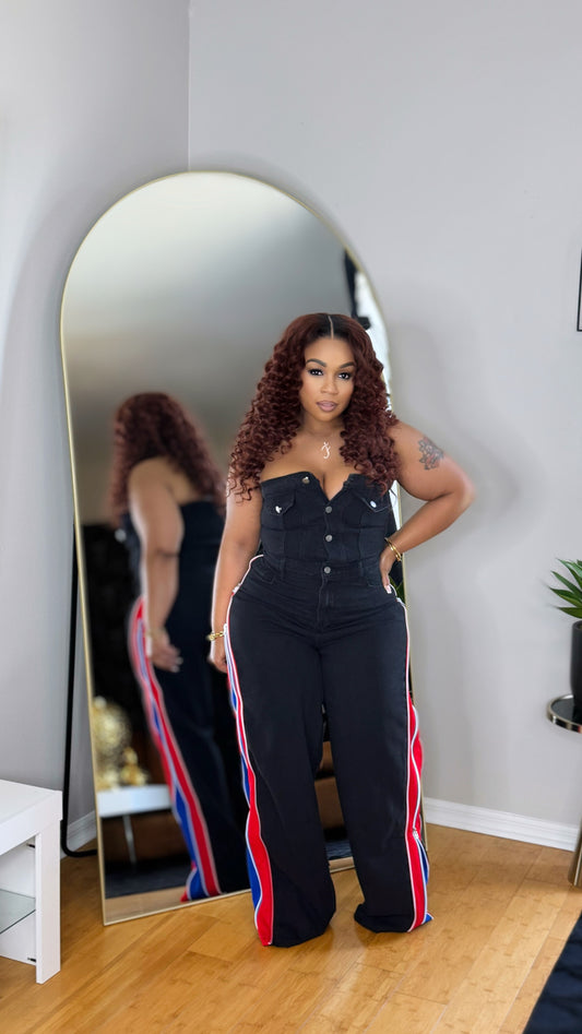 Try Me Denim Jumpsuit