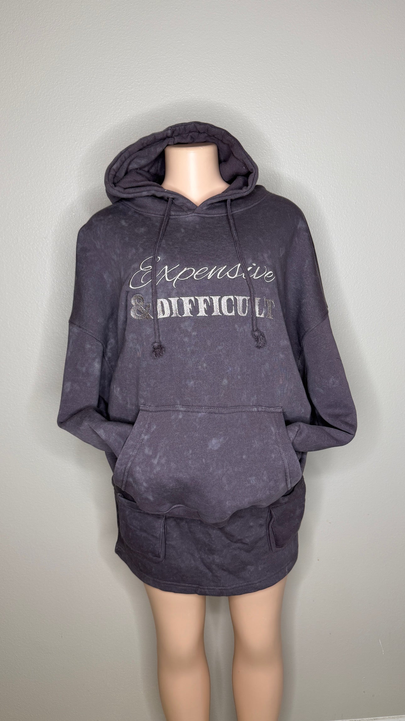 Two Piece Skirt Set- Charcoal