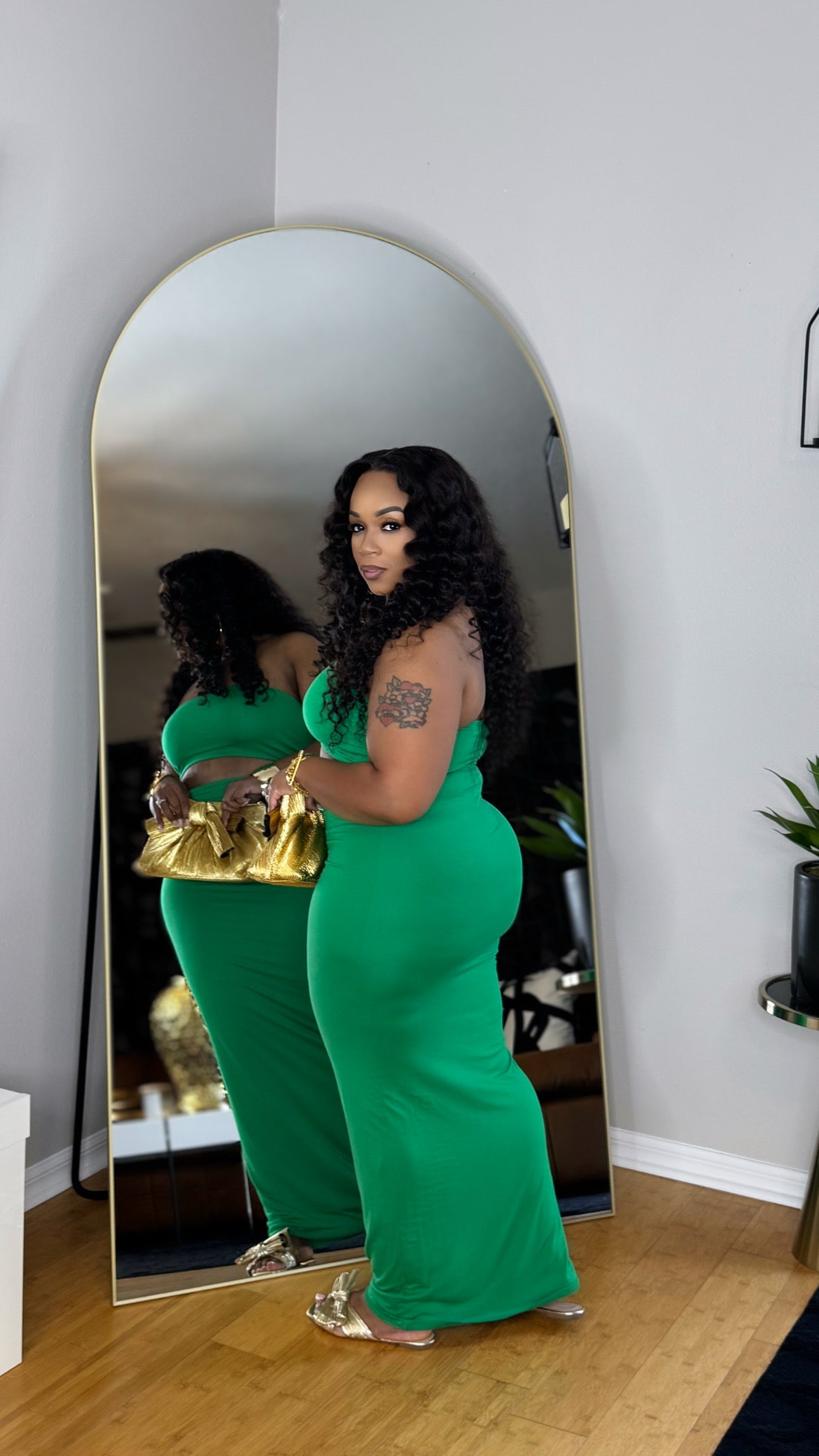 Fun Times Skirt Set- Green