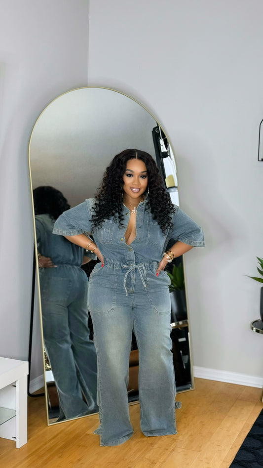 Mia Denim Jumpsuit
