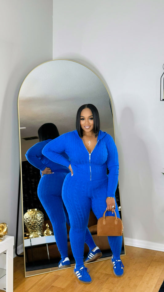 Electric Legging Set- Nipsey Blue