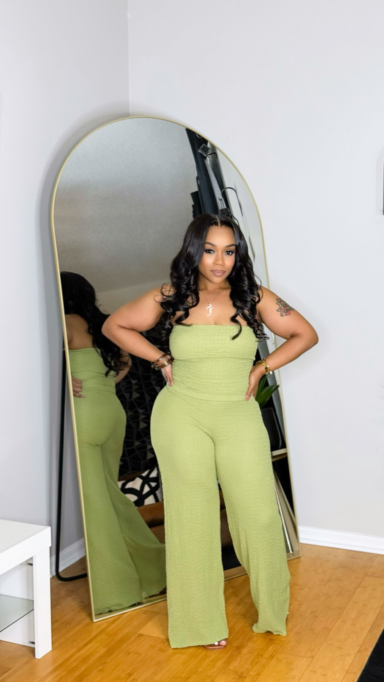 Fullest Life Pant Set- Sage