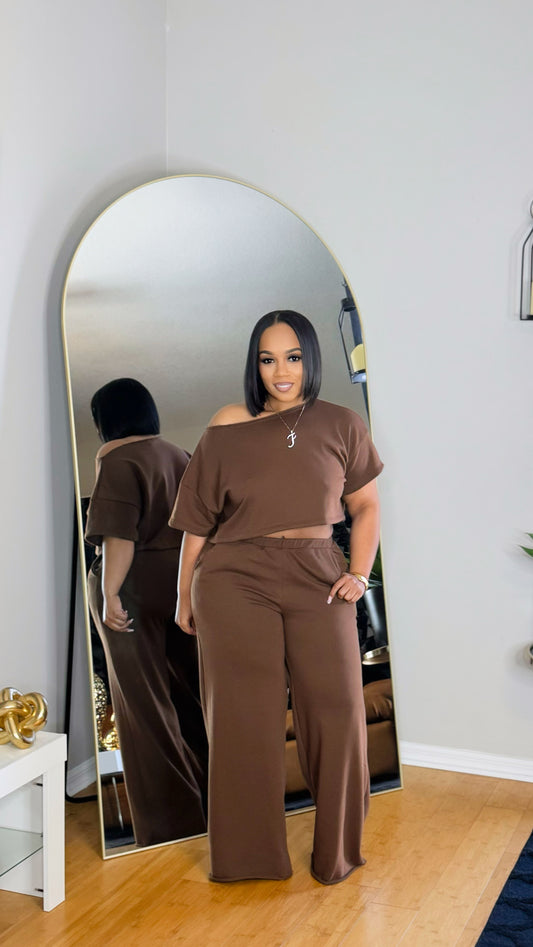 Rich Auntie Set- Brown