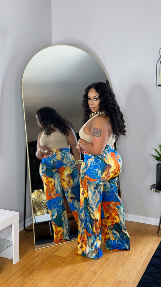 Luxy Abstract Pants