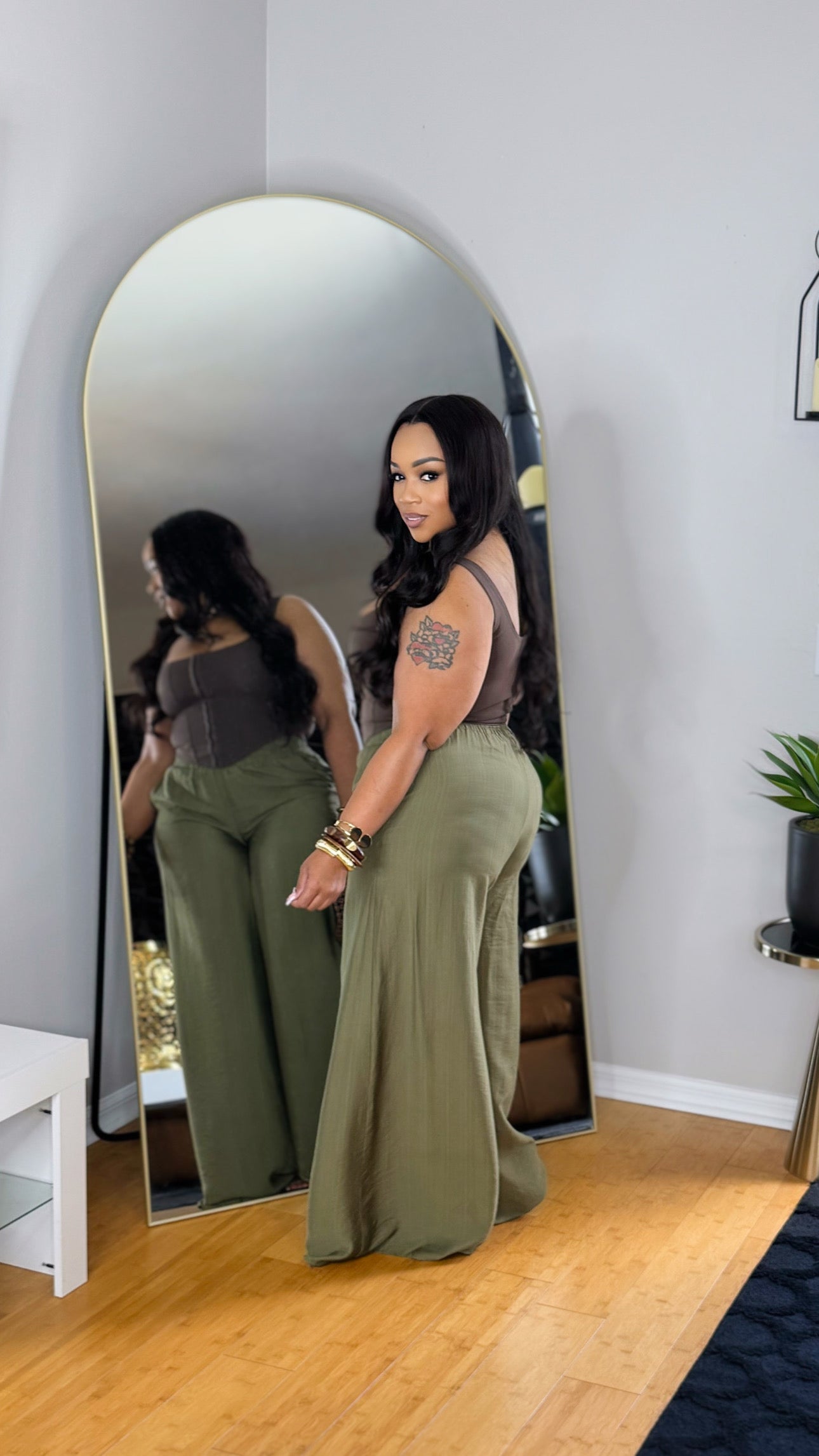 Brown Corset Top
