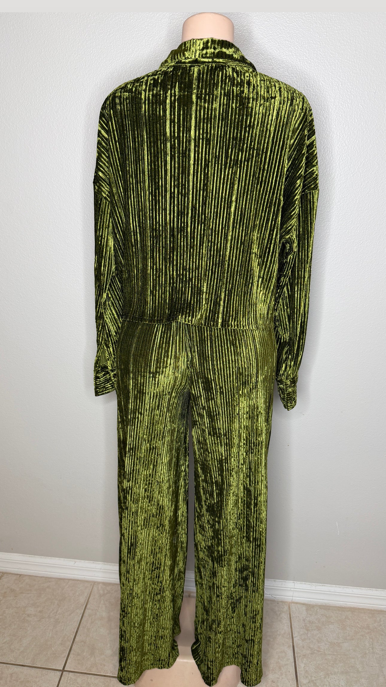 Two Piece Velvet Set