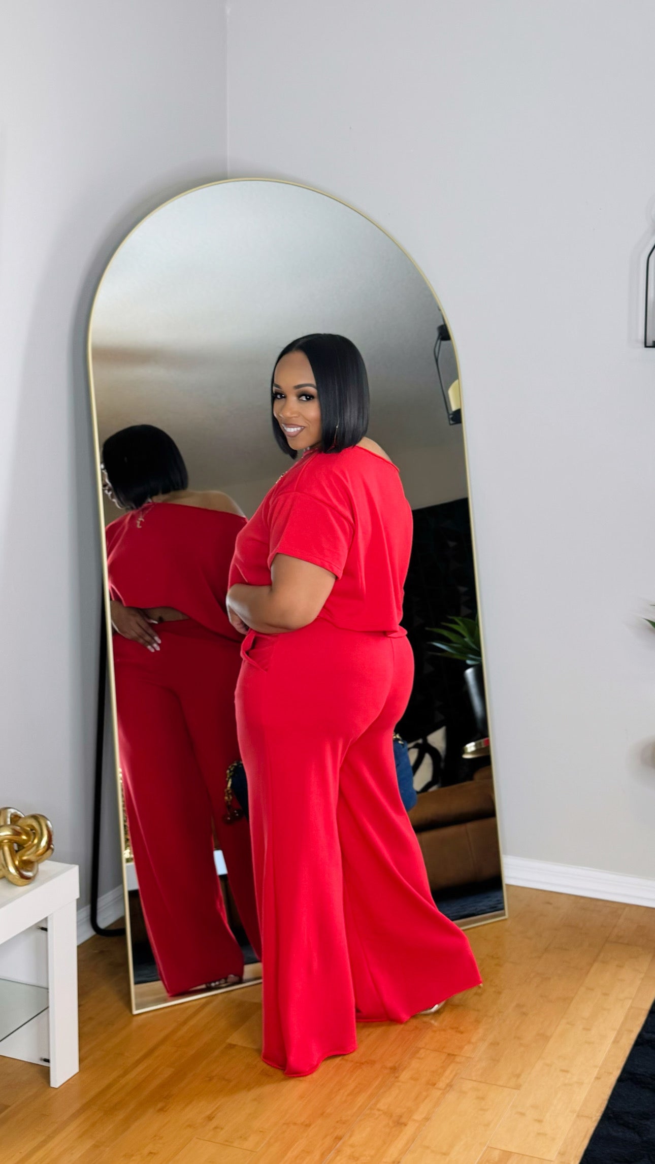 Rich Auntie Set- Red