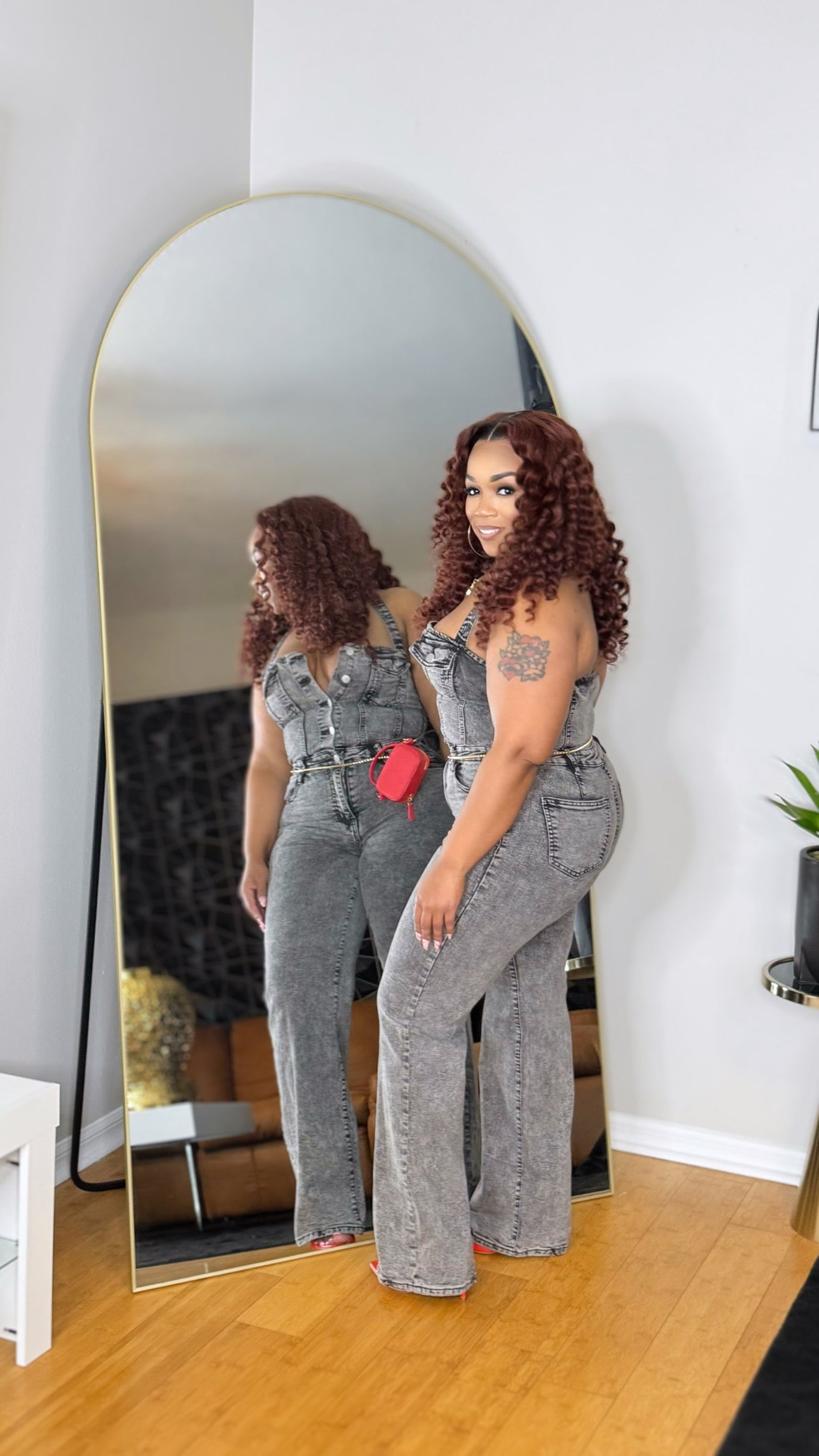 You Like it Jumpsuit- Black