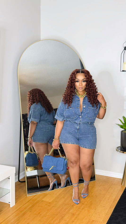 Denim Craze Romper