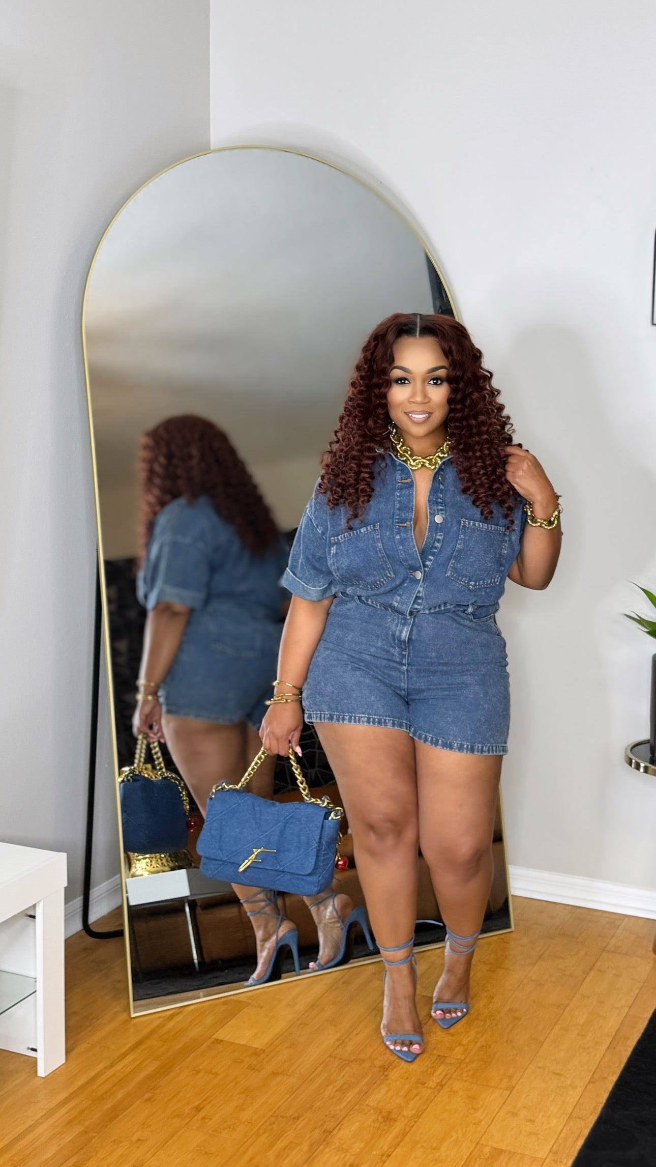 Denim Craze Romper