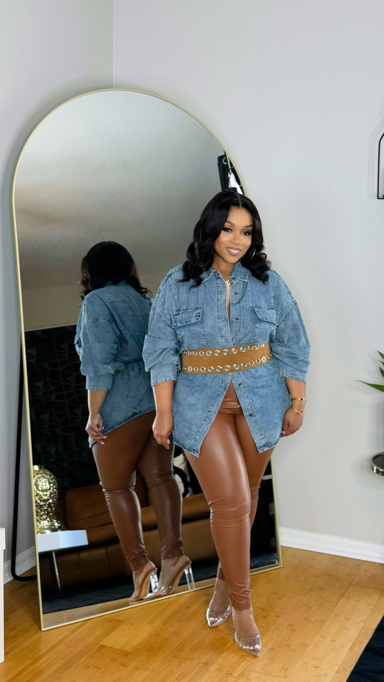 Classy Money Denim Shirt