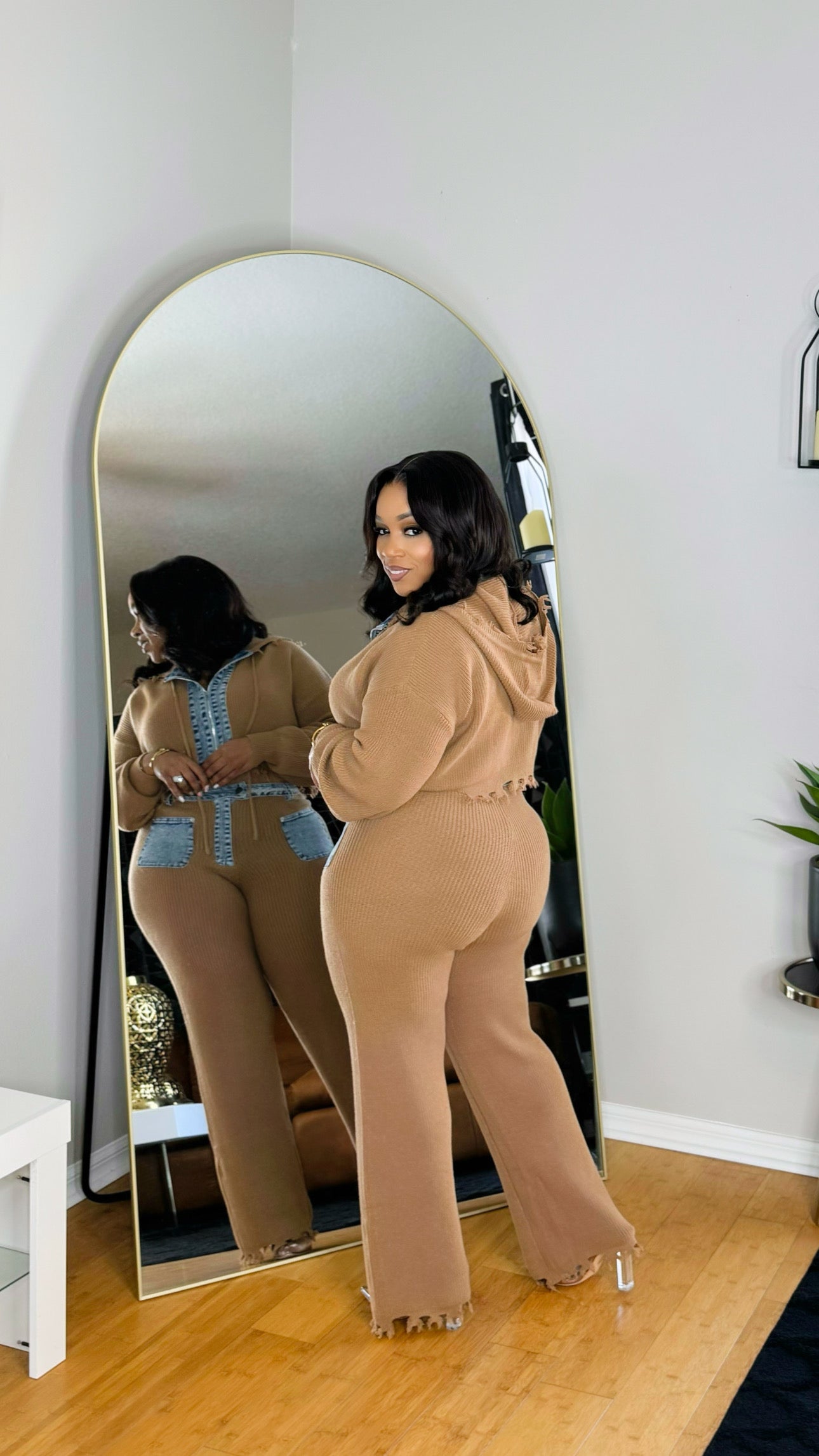 Stay In the Mix Denim Set