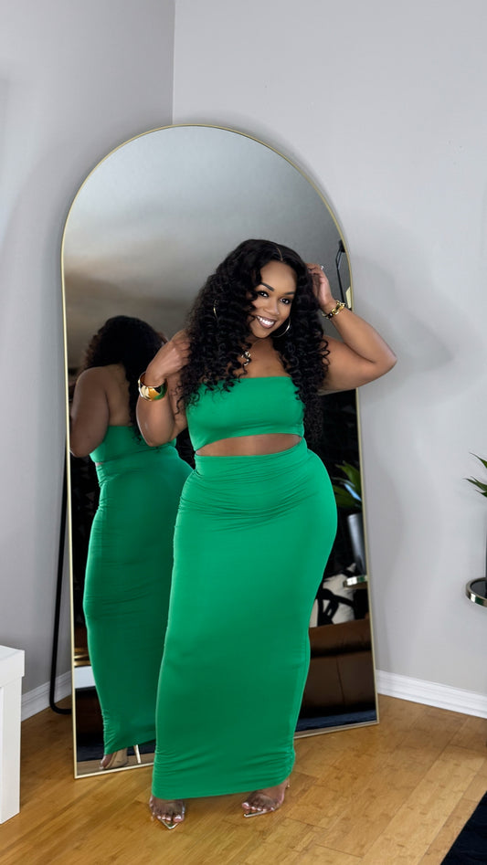 Fun Times Skirt Set- Green
