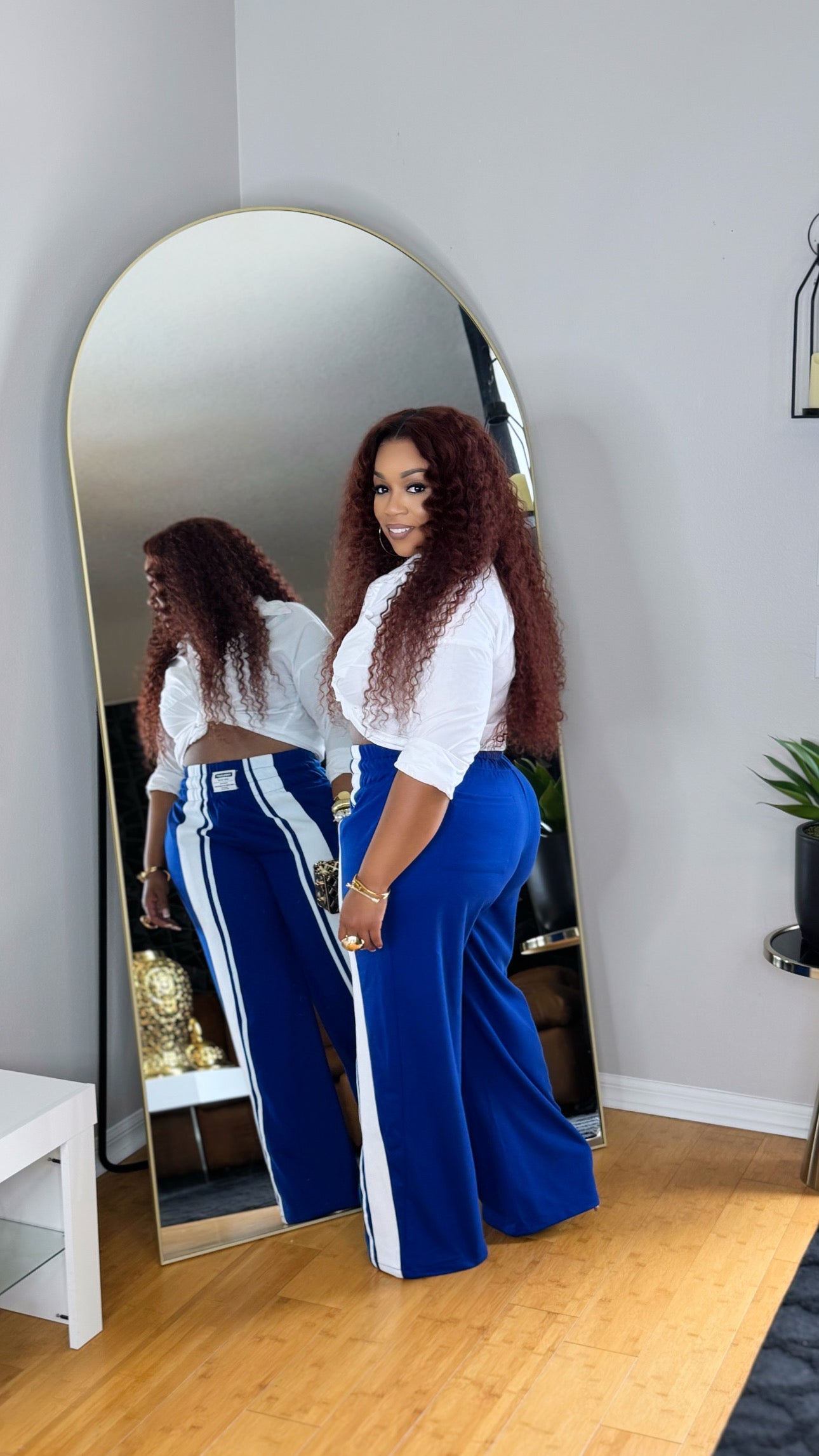 Ready to Vibe Pants-Blue