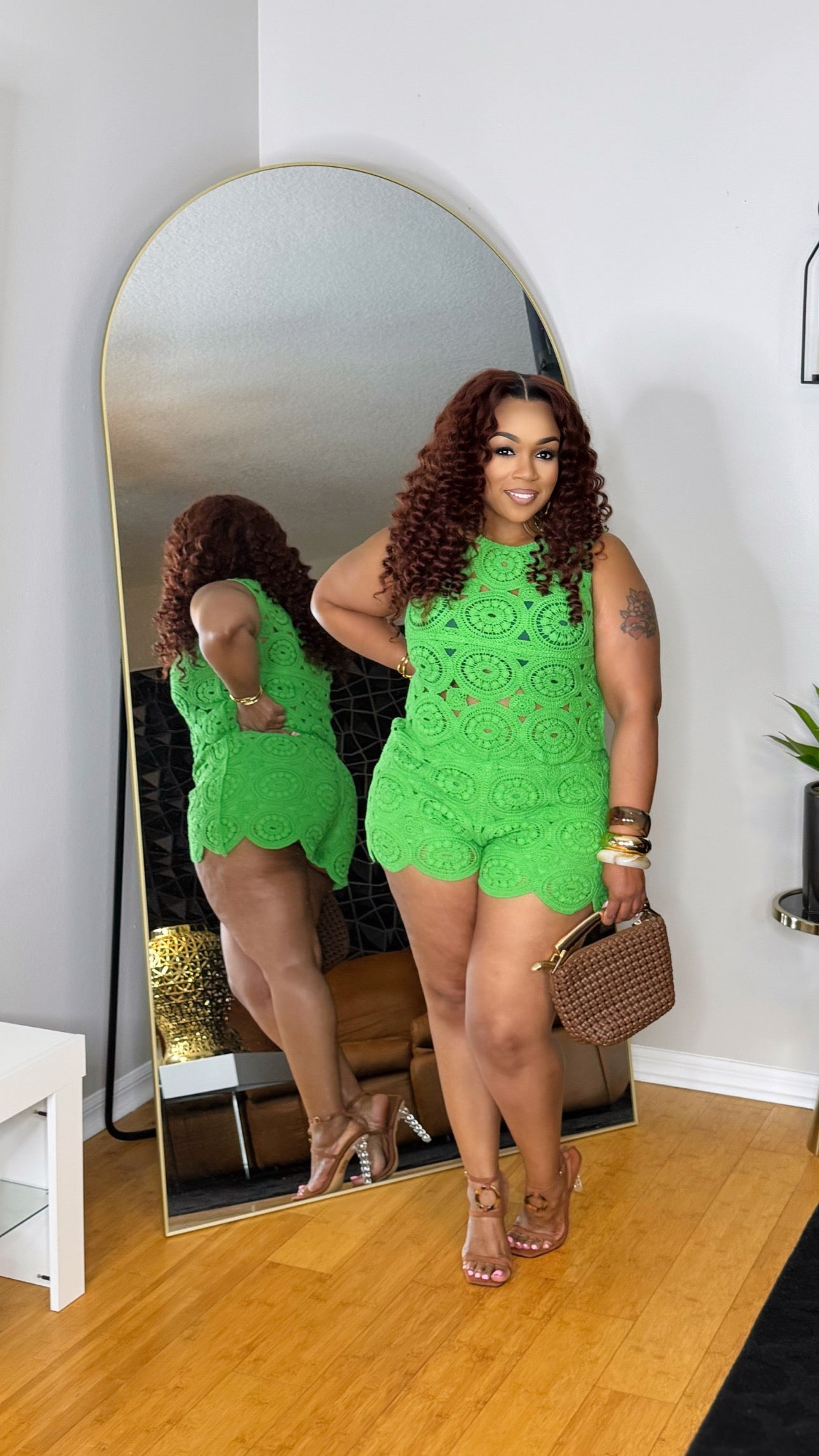 Aruba Short Set- Green